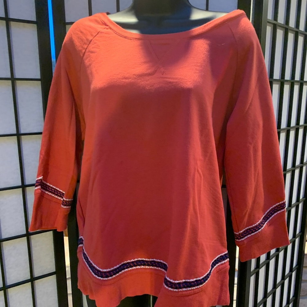 Lucky Brand 3/4 sleeve "sweatshirt"
